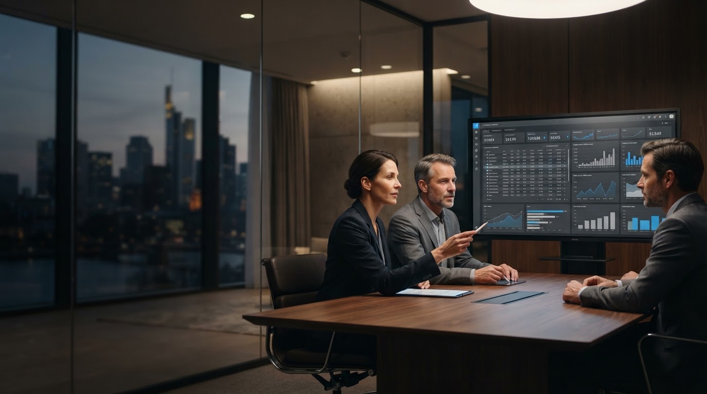 Blysk Zyskura predictive analytics dashboard visualising digital asset risk allocation